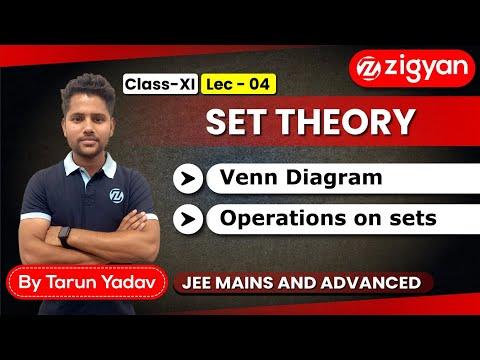 Venn Diagram of Sets | Set Theory | Lec - 04 | Class 11th Math&#39;s | JEE Main | JEE Advanced