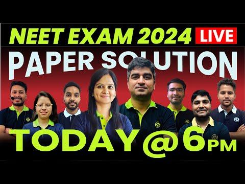 NEET 2024 5th May Live Question Paper Discussion I ZIGYAN Faridabad | NEET 2024