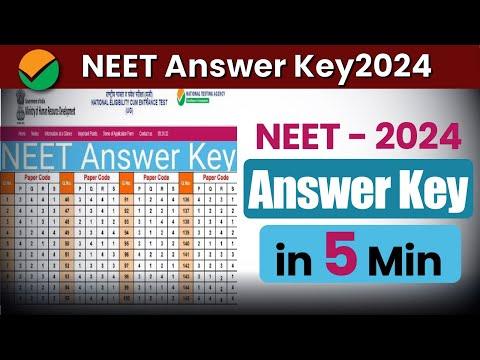 NEET 2024 Rapid Answer KEYs | NEET