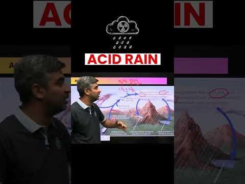 Mystry Behind Acid Rain? 🌧️  #CBSE #JEEadvanced #iitjee #science #ICSE #RahulKaushikSir