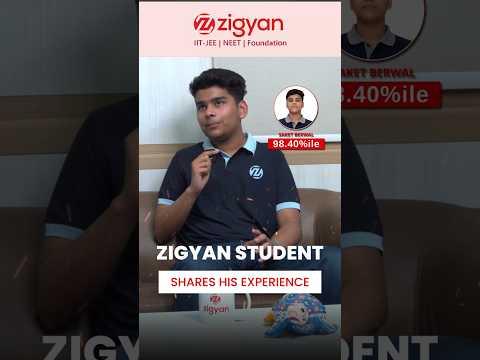 Zigyan Student Shares His JEE Main 2026 Experience 🎯 Real Journey #jeemain2026