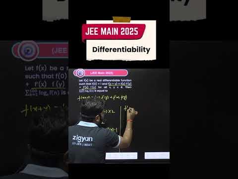Differentiability PYQ JEE Main 2025 📉 | Master Calculus Concepts Fast! #ZigyanOfficial #jeemain2026
