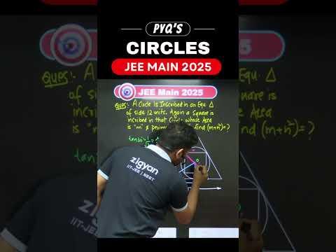 Circles PYQ JEE Main 2025 🔵 | Geometry Made Simple with Zigyan! #JEEMain2026 #JEEAdvanced