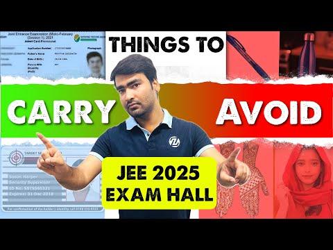 JEE MAIN CENTRE पर ये सब गलतियाँ मत कर देना! Urgent update for JEE 2025 Aspirants