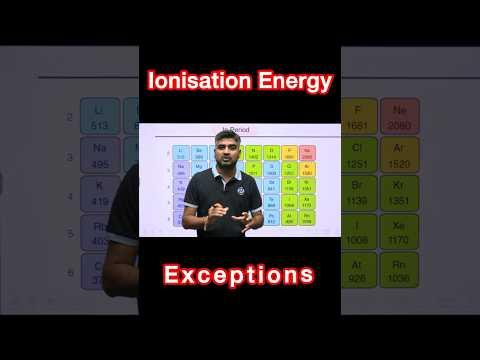 Ionisation Energy Exceptions in 1 minute #JEEMain #jeeadvance #IITJEE