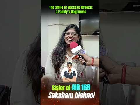 AIR 168 in JEE Advanced 2026 🚀 | Saksham Bishnoi's Inspiring Journey | Family, Dedication &amp; Success