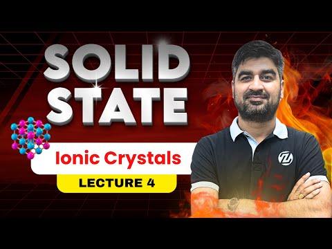Solid State: Ionic Crystals #JEEMain2026 #JEEAdvanced #NEET2026