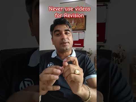 ⛔Don&#39;t Revise through Videos #jeeadvanced #jeemains #neet #education #zigyan #faridabad