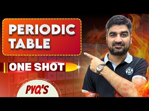 Periodic Table One Shot + PYQs | Complete Revision for JEE Main &amp; Advanced LIVE! #JEEMain2026