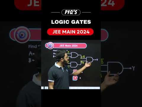 Logic Gates PYQ JEE MAIN 2024 🔌 | Master Digital Logic Fast! #JEEMain2026 #JEEAdvanced