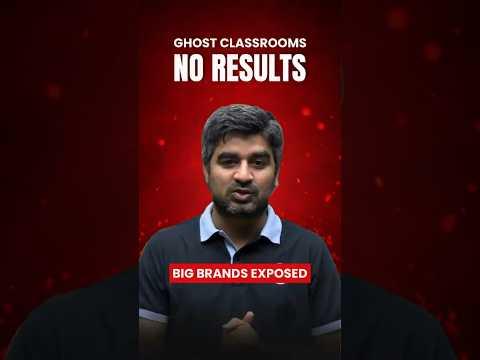 Ghost Classrooms Exposed 🚨 Big Brands, No Results? The Truth Revealed #jeemain2026
