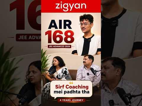 How AIR 168 Was Achieved? 🚀 Saksham's Parents Reveal the Secret to JEE Success! 🏆#jeemain2026