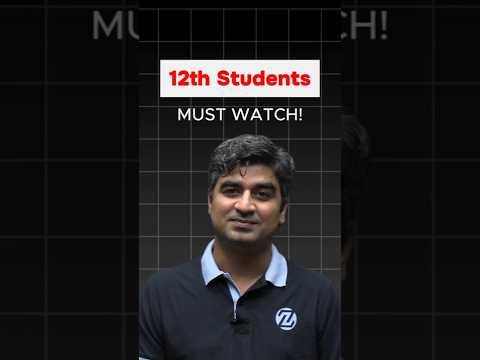 Class 12 Students Must Watch! JEEMain2026 #JEEadvanced #NEET2026