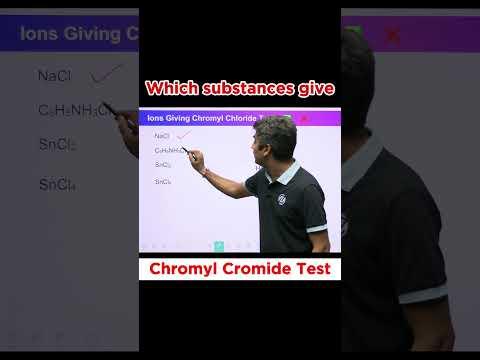 Ace  Chromyl Chloride Test! | #JEEMain2026 #JEEadvanced #Faridabad