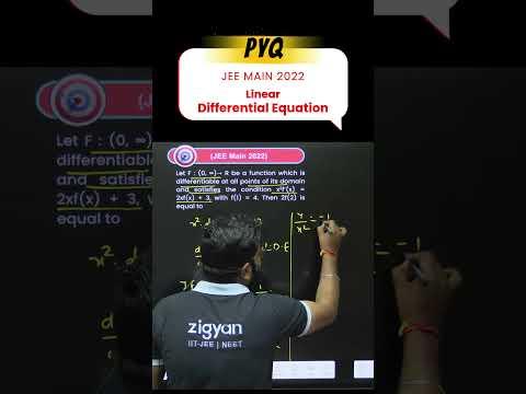 JEE Main 2022 PYQ | Linear Differential Equation solved step by step #jeemain2026