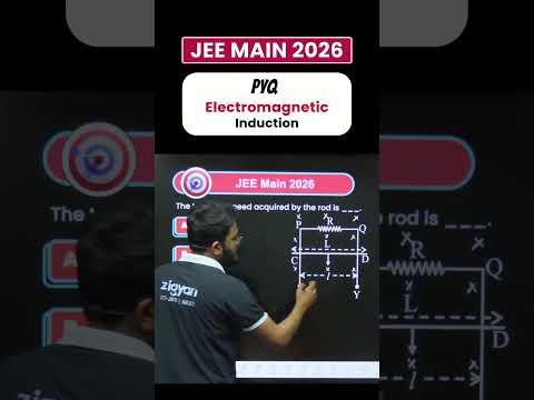 JEE Main 2026 PYQ ⚡ Electromagnetic Induction Explained Step by Ste #jeemain2026