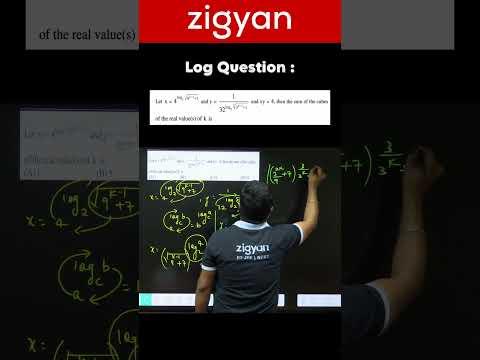 How to Solve Log Questions 🔥 Watch This &amp; Master Logarithms | JEE Maths 🚀 #jeemain2026