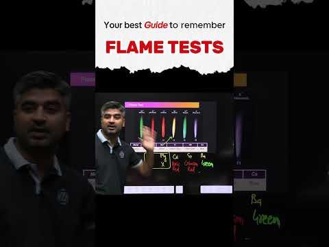 Flame Tests Made Easy 🔥 #JEEMain2026 #JEEadvanced #NEET2026 #Faridabad