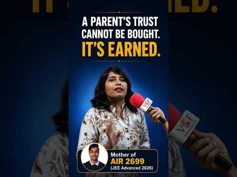 AIR 2699's Mother Reveals the Real Secret to Success 🚀 | Consistency is Everything! 💯 #jeemain2026
