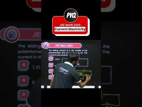 Current Electricity PYQ JEE MAIN 2025 ⚡ | Master Circuits Fast! #JEEMain2026 #JEEAdvanced #NEET2026