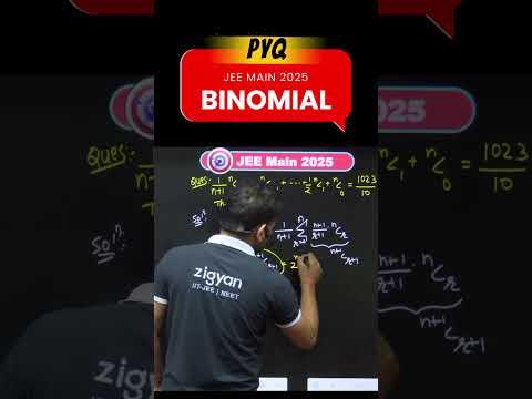 Binomial PYQ JEE Main 2025 🔢 | Score Fast with Smart Tricks! #ZigyanOfficial #jeemain2026