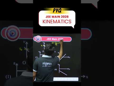 JEE Main 2026 PYQ | Kinematics Explained Step by Step #jeemain2026 #jeeadvanced