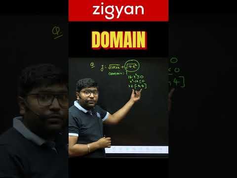 How to Solve Domain Questions 🔥 Easy Method | Functions JEE Maths 🚀 #jeemain2026
