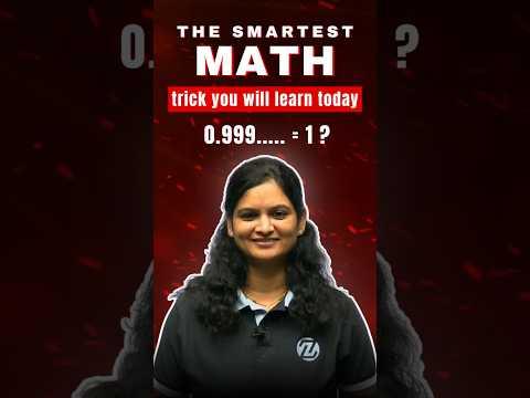 Is 0.999... = 1? Shocking Math Trick Explained! 🔥 #IITJEE #jeemains #jeeadvanced #IITadvanced