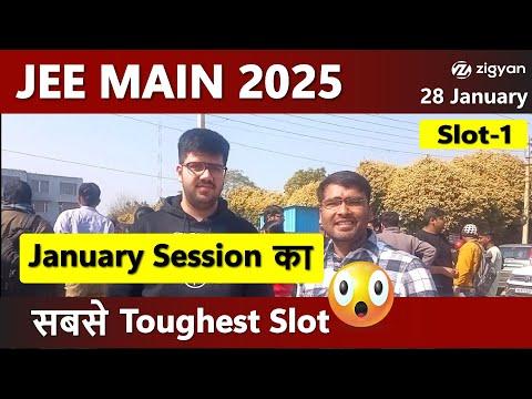 28 January Shift 1 JEE MAIN 2025 🔥| shocking student 😱