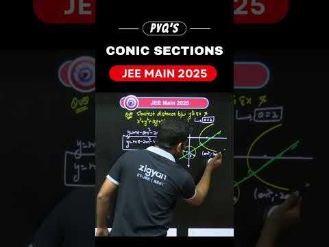Conic Sections PYQs JEE MAIN 2025 📐 | Master Geometry Fast! #JEEMain2026 #JEEAdvanced